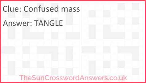 titillating crossword clue|confused mass crossword clue.